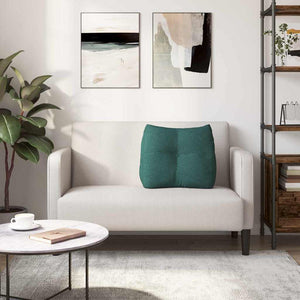 Cuscino per Schiena Verde Scuro 60 x 24 x 50 cm Tessuto 42014388
