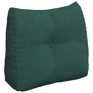 Cuscino per Schiena Verde Scuro 60 x 24 x 50 cm Tessuto 42014388