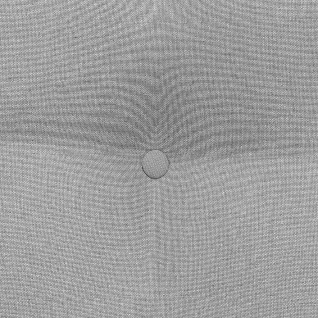 Cuscino per Schiena Grigio Nuvola 60 x 24 x 50 cm Tessuto 42014396