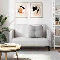 Cuscino per Schiena Grigio Nuvola 60 x 24 x 50 cm Tessuto 42014396