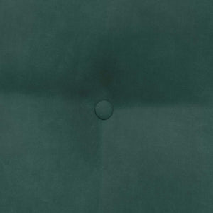 Cuscino per Schiena Verde Scuro 60 x 24 x 50 cm Velluto 42014402