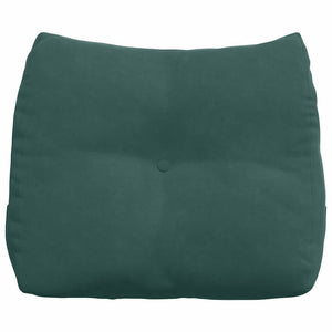 Cuscino per Schiena Verde Scuro 60 x 24 x 50 cm Velluto 42014402