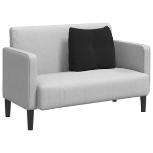 Cuscino per Schiena Nero 60 x 24 x 50 cm Velluto 42014406