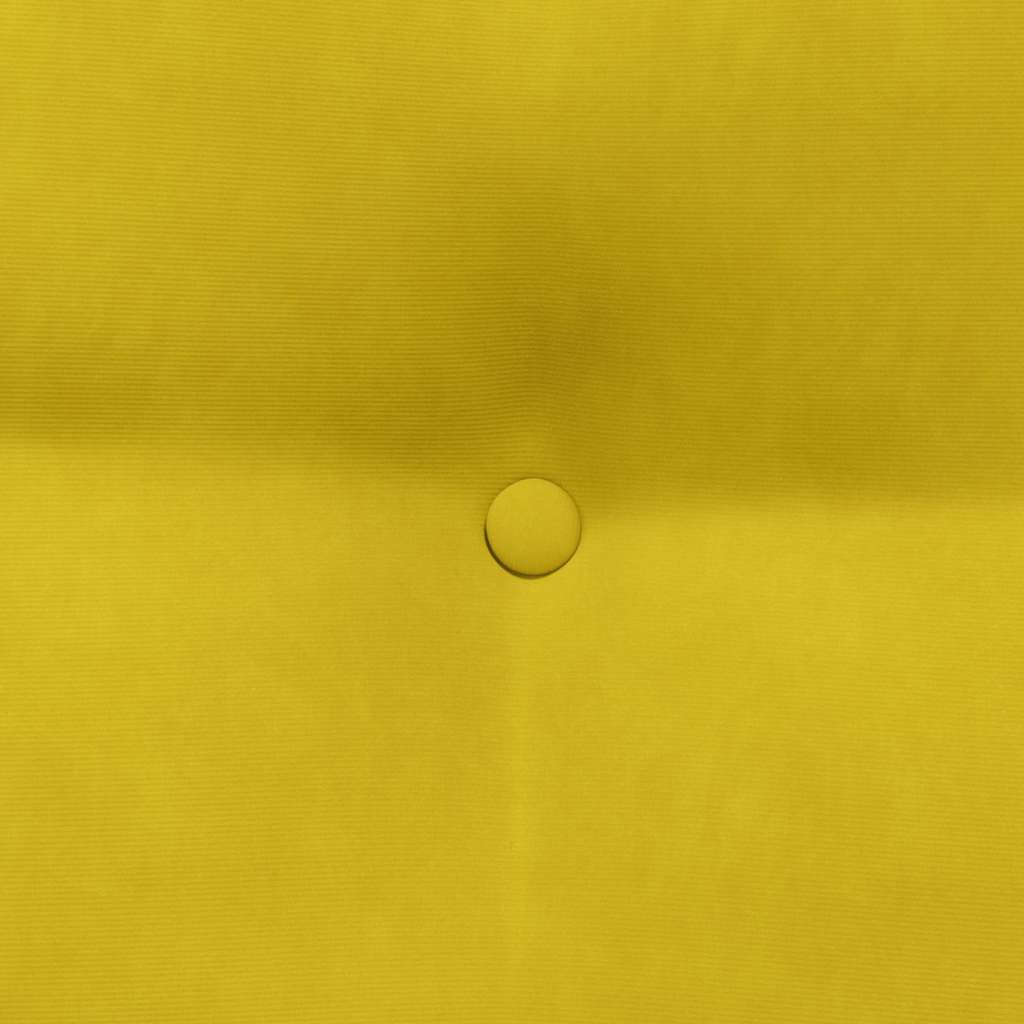 Cuscino per Schiena Giallo 60 x 24 x 50 cm Velluto 42014407