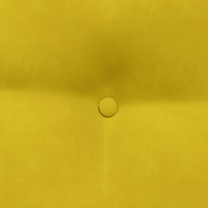 Cuscino per Schiena Giallo 60 x 24 x 50 cm Velluto 42014407