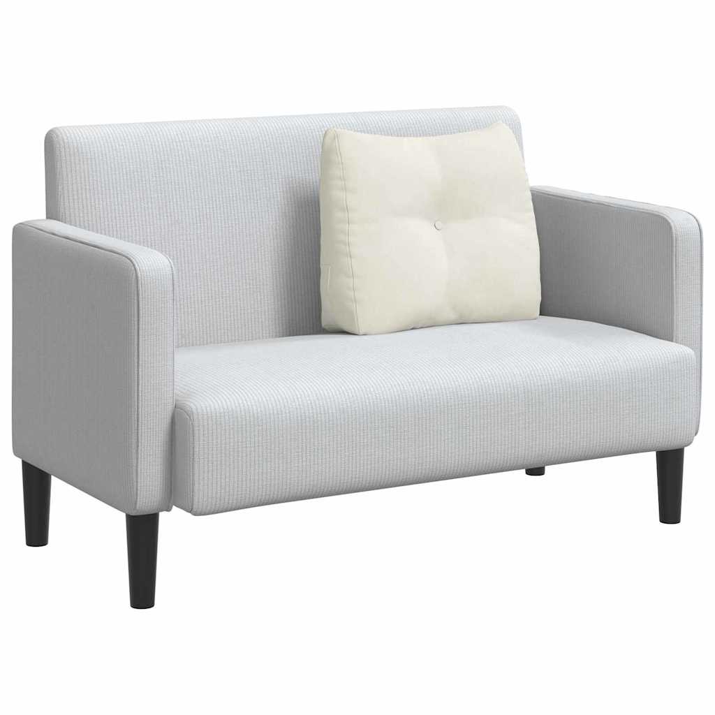 Cuscino per Schiena Crema 60 x 24 x 50 cm Velluto 42014409