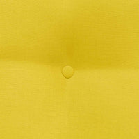 Cuscino per Schiena Giallo Chiaro 80 x 24 x 50 cm Tessuto 42014421