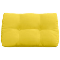 Cuscino per Schiena Giallo Chiaro 80 x 24 x 50 cm Tessuto 42014421