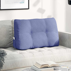 Cuscino per Schiena Blu jeans 80 x 24 x 50 cm Tessuto 42014426