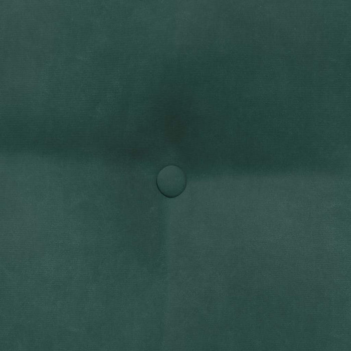 Cuscino per Schiena Verde Scuro 80 x 24 x 50 cm Velluto 42014431