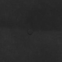 Cuscino per Schiena Nero 80 x 24 x 50 cm Velluto 42014435