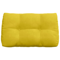 Cuscino per Schiena Giallo 80 x 24 x 50 cm Velluto 42014436