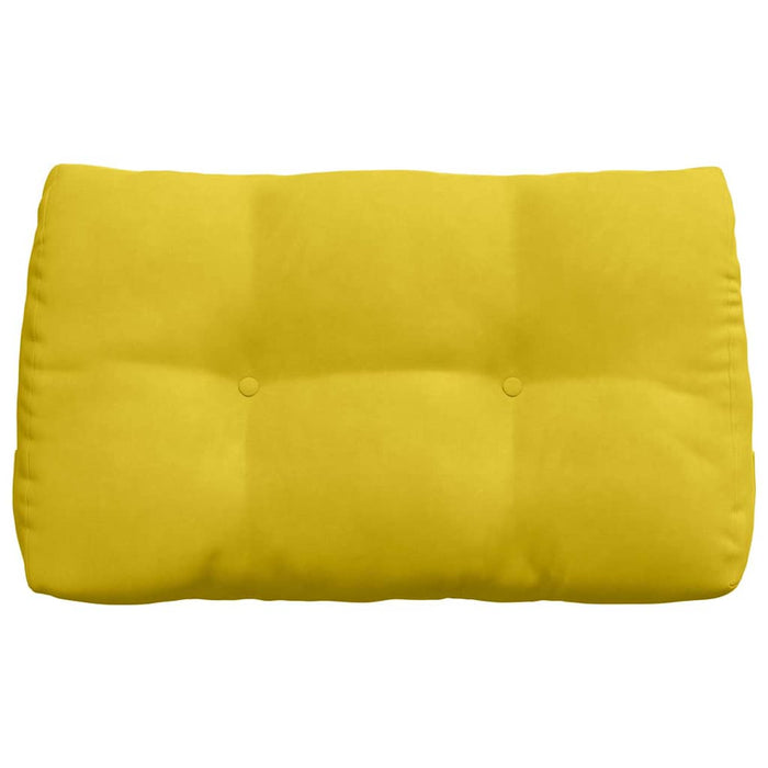 Cuscino per Schiena Giallo 80 x 24 x 50 cm Velluto 42014436