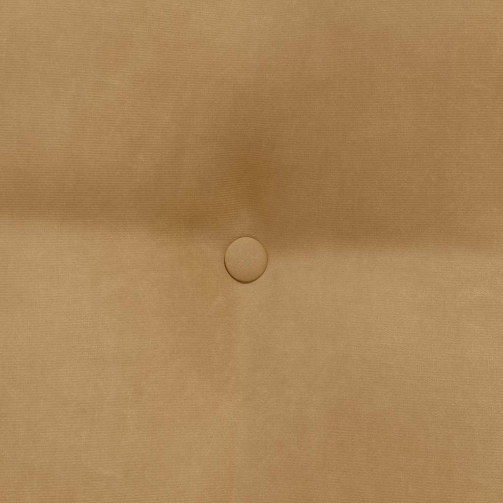 Cuscino per Schiena Marrone 80 x 24 x 50 cm Velluto 42014437