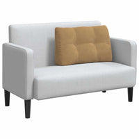 Cuscino per Schiena Marrone 80 x 24 x 50 cm Velluto 42014437