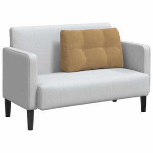 Cuscino per Schiena Marrone 80 x 24 x 50 cm Velluto 42014437