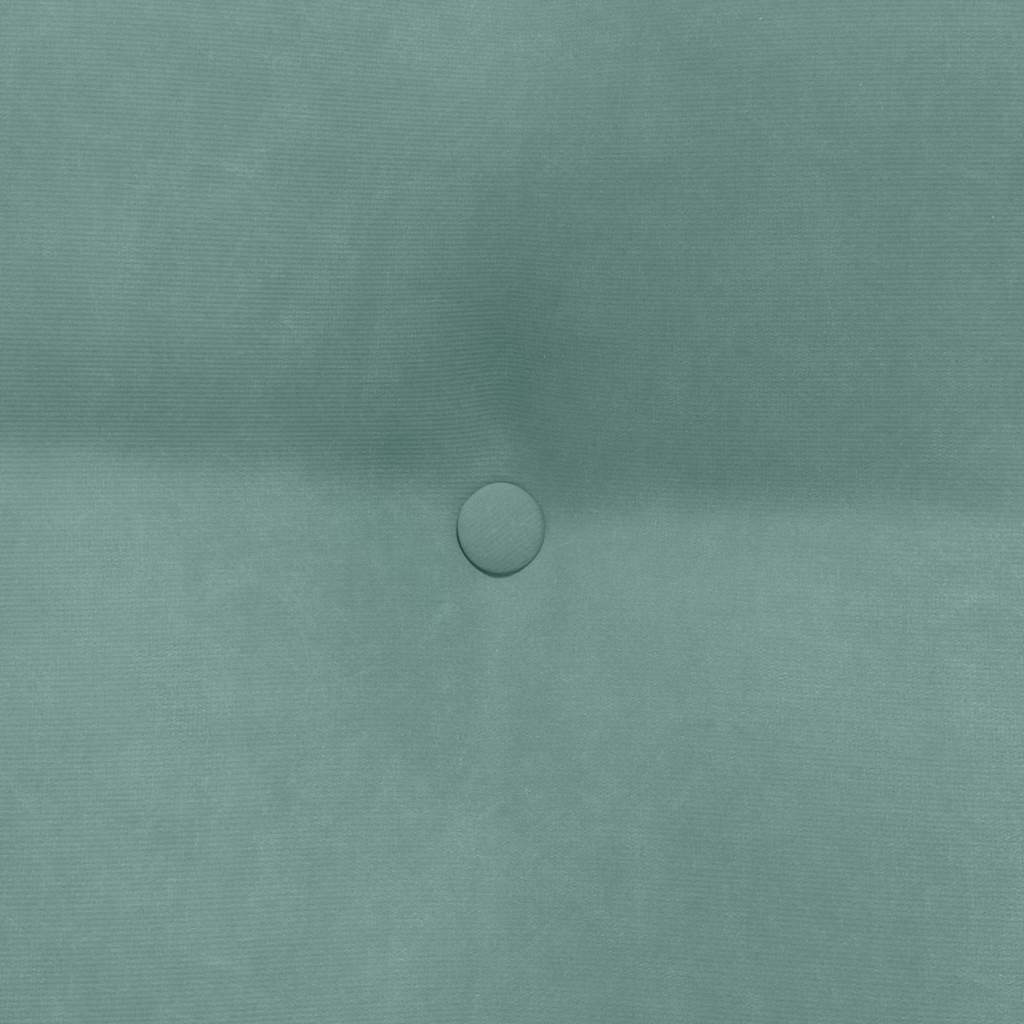 Cuscino per Schiena Verde Mare 80 x 24 x 50 cm Velluto 42014439