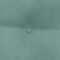 Cuscino per Schiena Verde Mare 80 x 24 x 50 cm Velluto 42014439