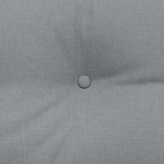 Cuscino per Schiena Grigio chiaro 100 x 24 x 50 cm Tessuto 42014441