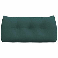 Cuscino per Schiena Verde Scuro 100 x 24 x 50 cm Tessuto 42014446