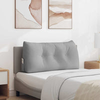 Cuscino per Schiena Grigio Nuvola 100 x 24 x 50 cm Tessuto 42014454