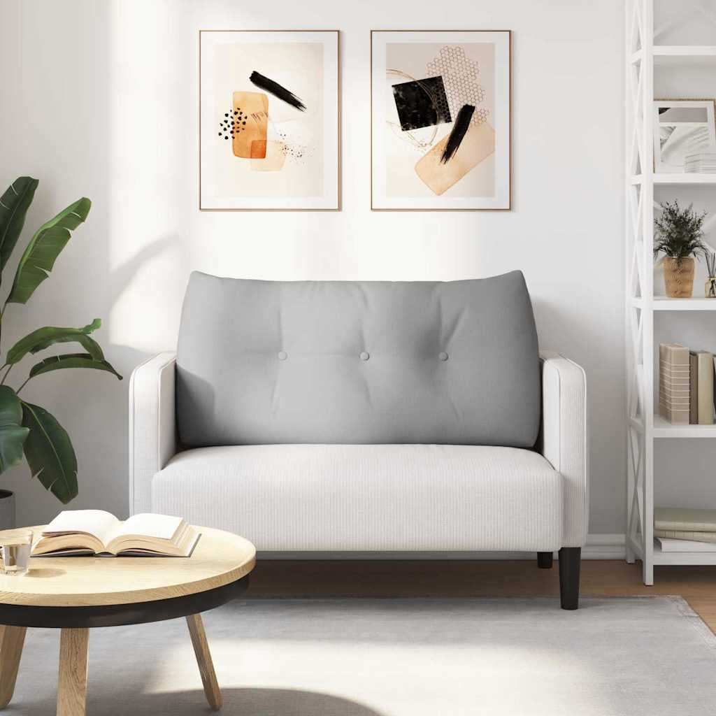 Cuscino per Schiena Grigio Nuvola 100 x 24 x 50 cm Tessuto 42014454