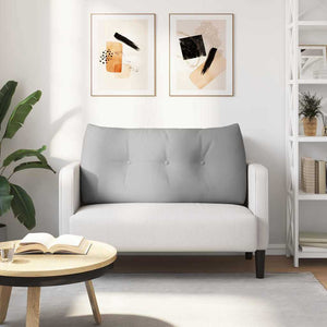 Cuscino per Schiena Grigio Nuvola 100 x 24 x 50 cm Tessuto 42014454