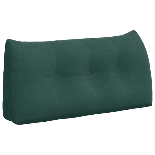 Cuscino per Schiena Verde Scuro 100 x 24 x 50 cm Velluto 42014460
