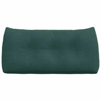 Cuscino per Schiena Verde Scuro 100 x 24 x 50 cm Velluto 42014460