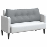 Cuscino per Schiena Grigio chiaro 120 x 24 x 50 cm Tessuto 42014470