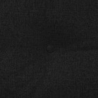 Cuscino per Schiena Nero 120 x 24 x 50 cm Tessuto 42014472