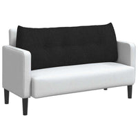 Cuscino per Schiena Nero 120 x 24 x 50 cm Tessuto 42014472