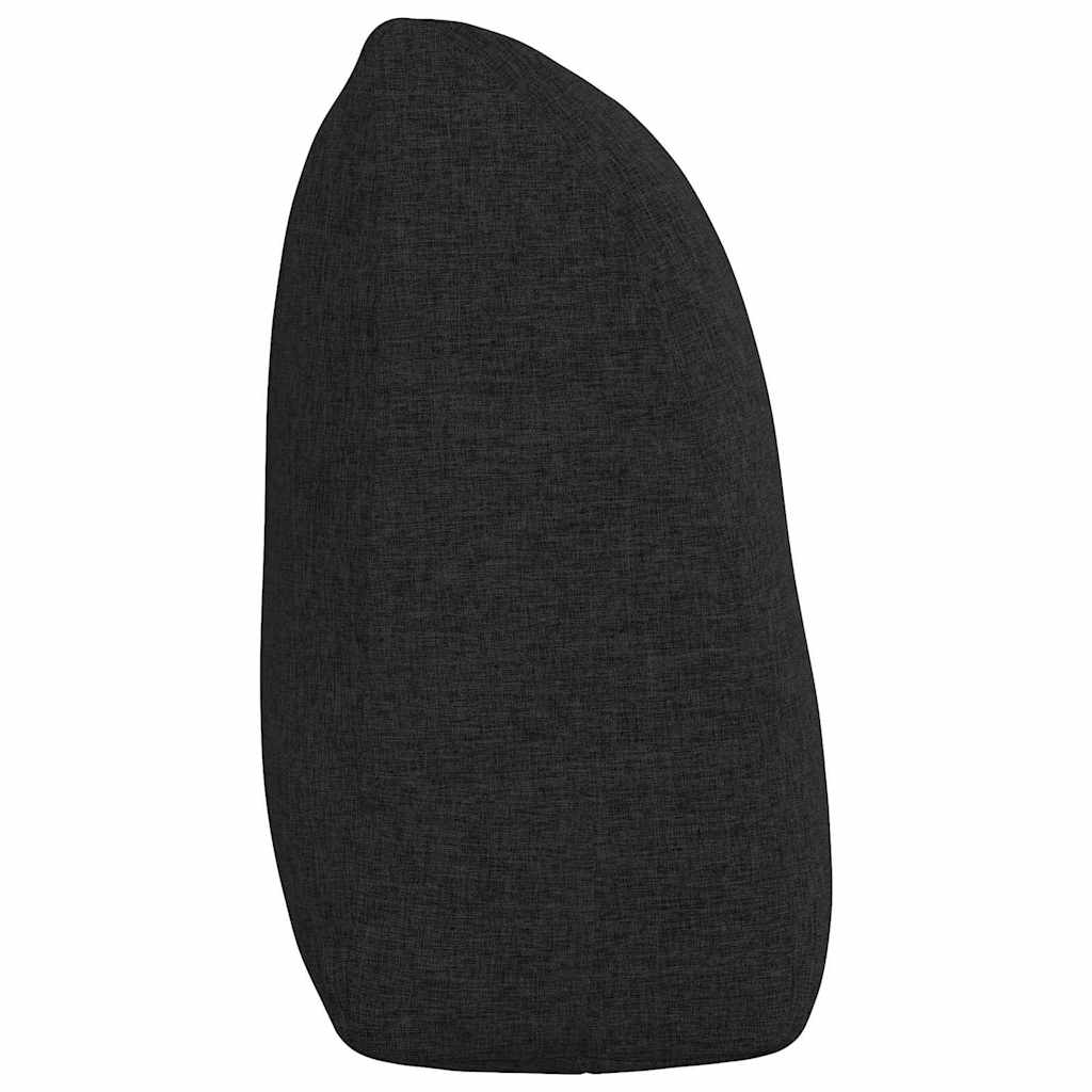 Cuscino per Schiena Nero 120 x 24 x 50 cm Tessuto 42014472