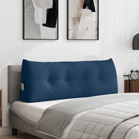 Cuscino per Schiena Blu 120 x 24 x 50 cm Tessuto 42014478