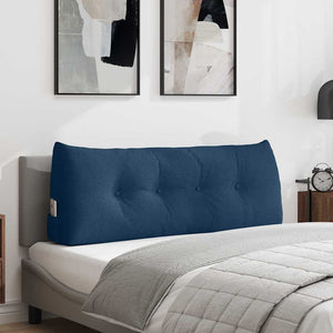 Cuscino per Schiena Blu 120 x 24 x 50 cm Tessuto 42014478