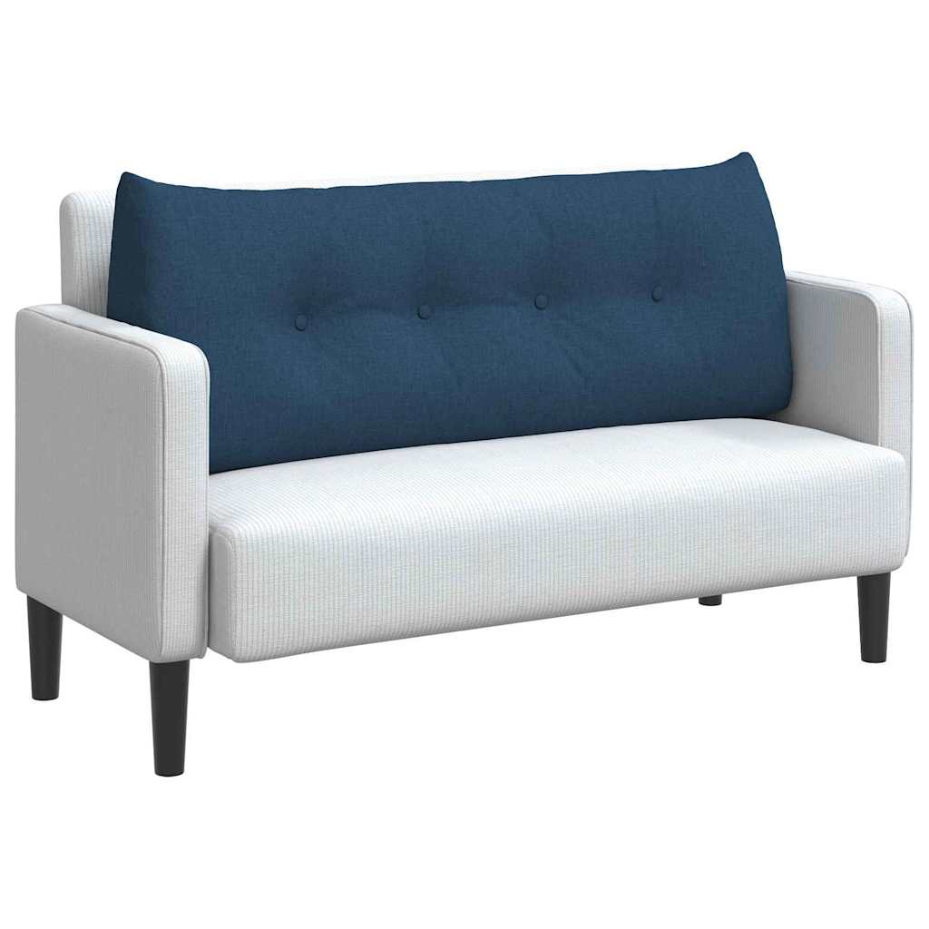 Cuscino per Schiena Blu 120 x 24 x 50 cm Tessuto 42014478