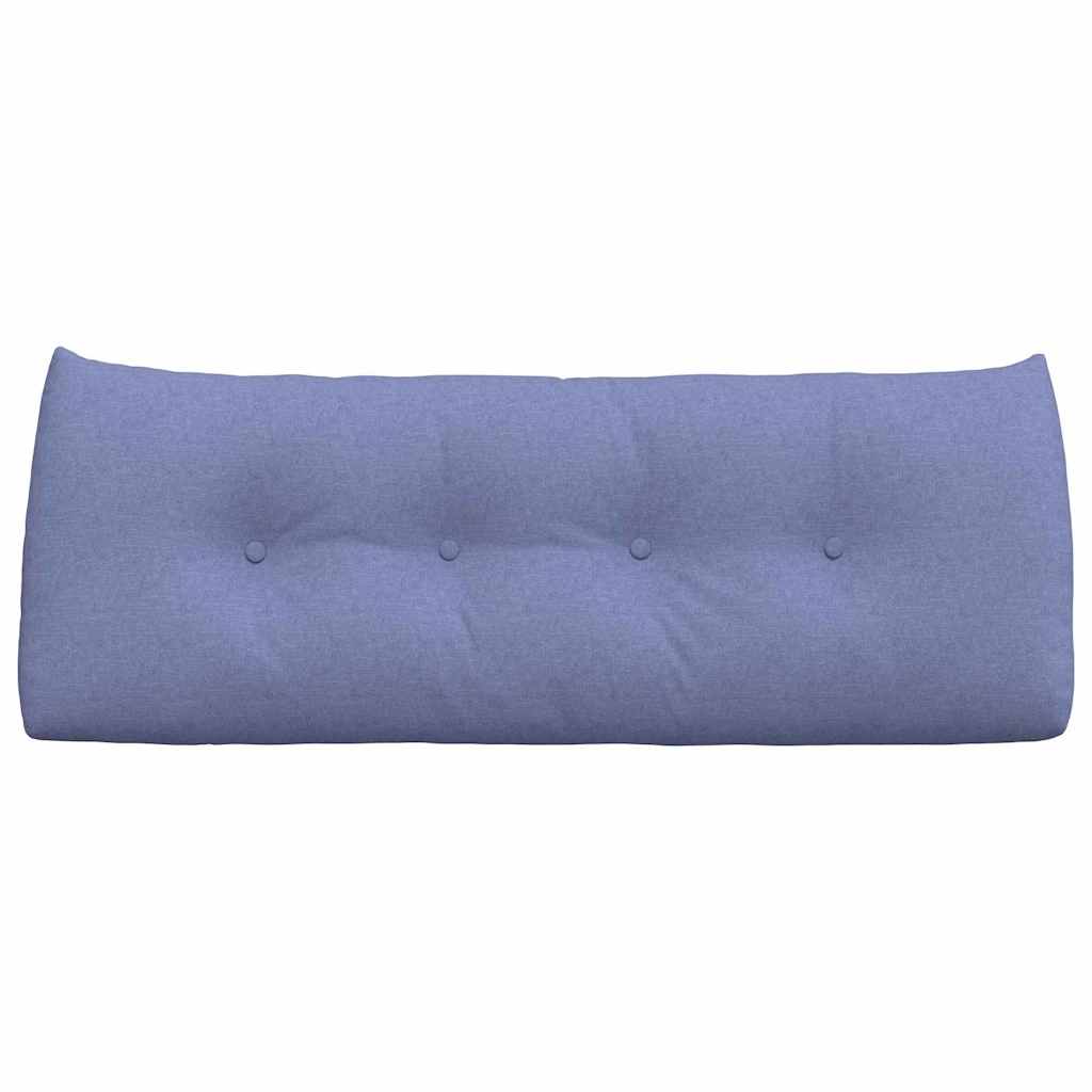 Cuscino per Schiena Blu jeans 120 x 24 x 50 cm Tessuto 42014484