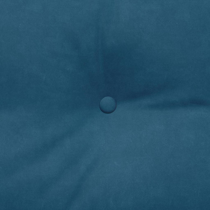 Cuscino per Schiena Blu 120 x 24 x 50 cm Velluto 42014486