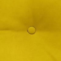 Cuscino per Schiena Giallo 120 x 24 x 50 cm Velluto 42014494