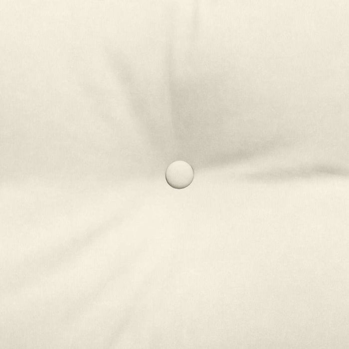 Cuscino per Schiena Crema 120 x 24 x 50 cm Velluto 42014496