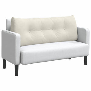 Cuscino per Schiena Crema 120 x 24 x 50 cm Velluto 42014496