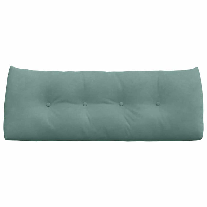 Cuscino per Schiena Verde Mare 120 x 24 x 50 cm Velluto 42014497