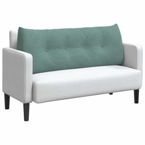 Cuscino per Schiena Verde Mare 120 x 24 x 50 cm Velluto 42014497
