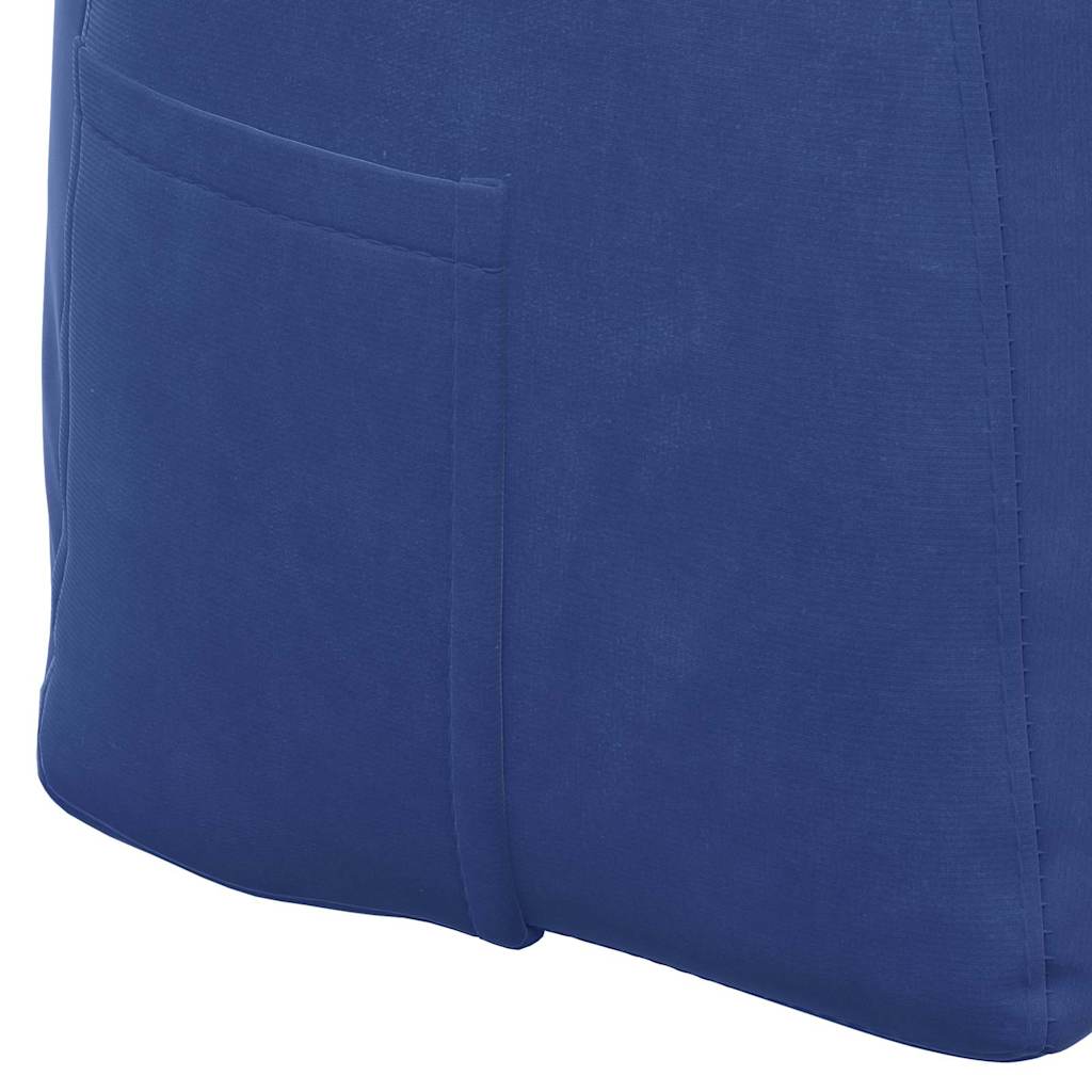 Cuscino per Schiena Blu Polizia 120 x 24 x 50 cm Velluto 42014498