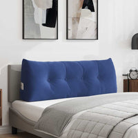 Cuscino per Schiena Blu Polizia 120 x 24 x 50 cm Velluto 42014498