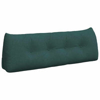 Cuscino per Schiena Verde Scuro 140 x 24 x 50 cm Tessuto 42014504
