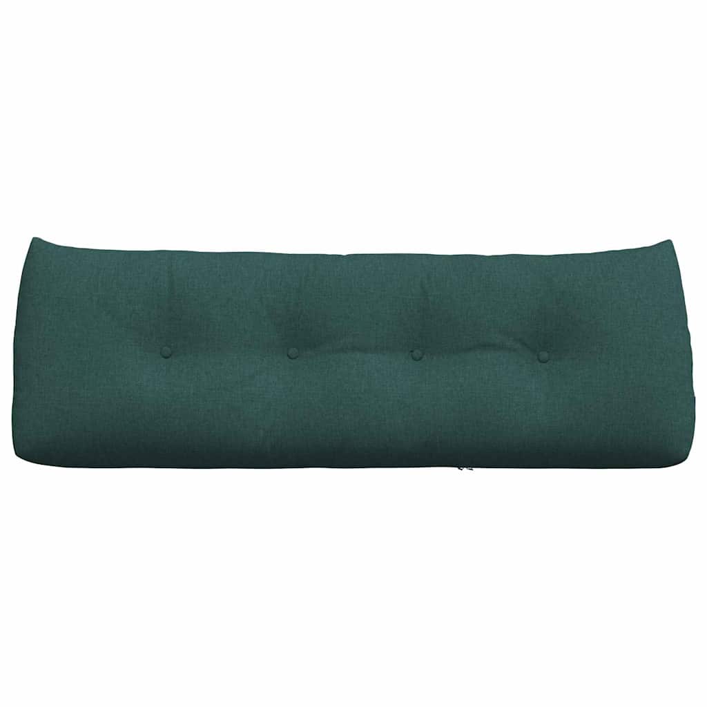 Cuscino per Schiena Verde Scuro 140 x 24 x 50 cm Tessuto 42014504