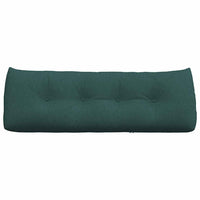 Cuscino per Schiena Verde Scuro 140 x 24 x 50 cm Tessuto 42014504