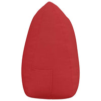 Cuscino per Schiena Rosso 140 x 24 x 50 cm Tessuto 42014511