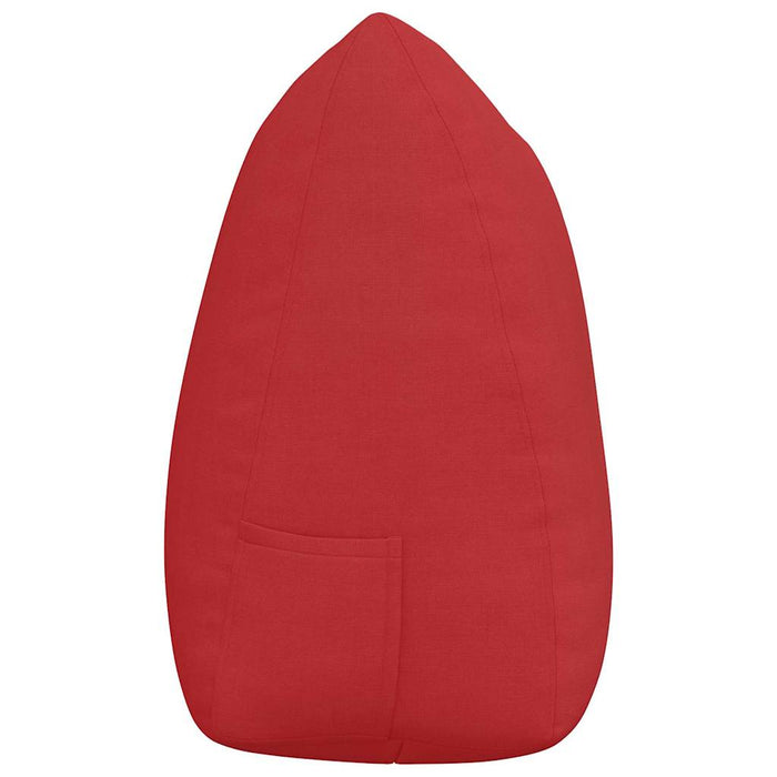 Cuscino per Schiena Rosso 140 x 24 x 50 cm Tessuto 42014511